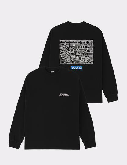 GRAPHIC L/S TEE / GREENWICH VILLAGE