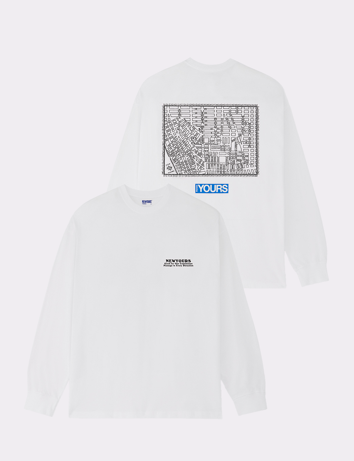 GRAPHIC L/S TEE / GREENWICH VILLAGE