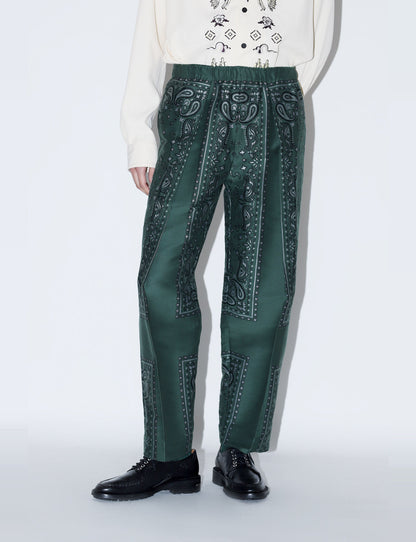 TOGA VIRILIS - PAISLEY JACQUARD PANTS - 2022AW