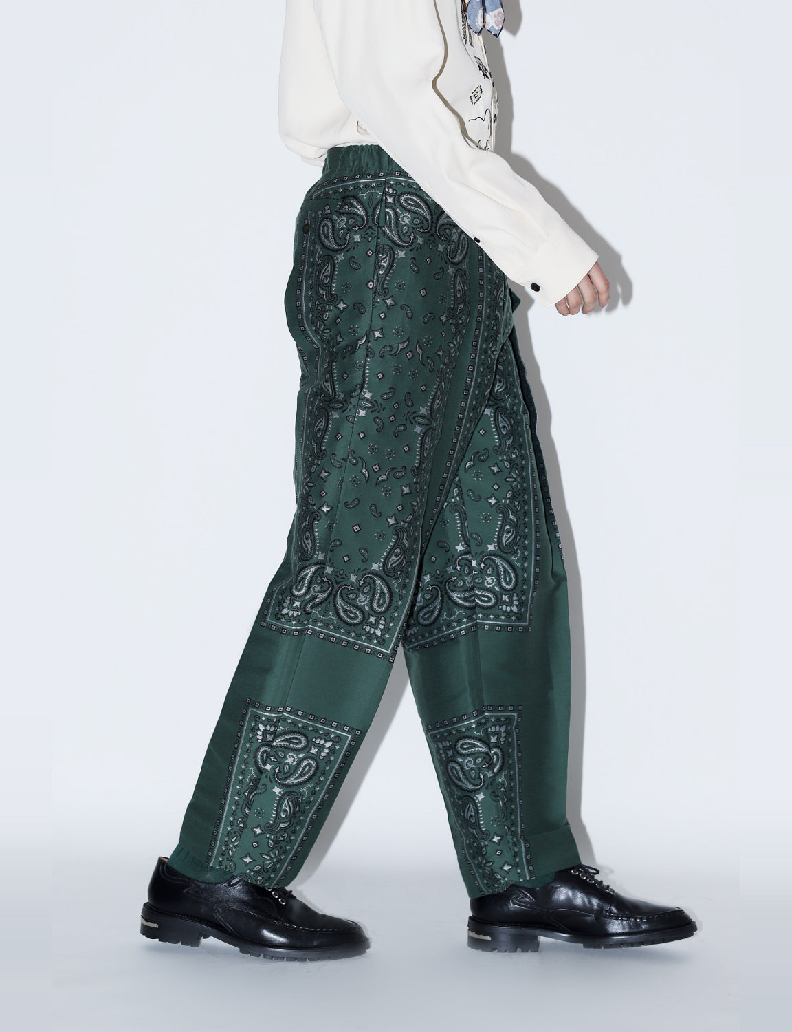 TOGA VIRILIS - PAISLEY JACQUARD PANTS - 2022AW