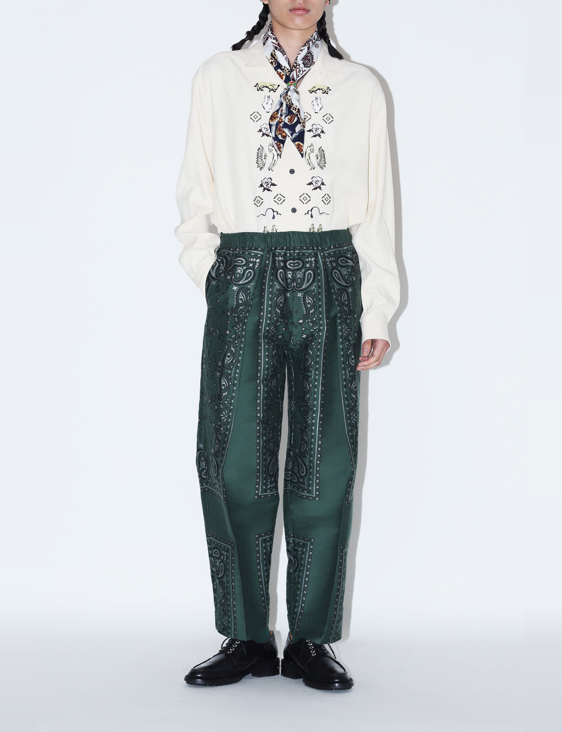 TOGA VIRILIS - PAISLEY JACQUARD PANTS – The Contemporary Fix Kyoto