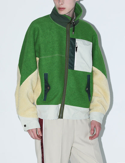 WOOL JERSEY BLOUSON