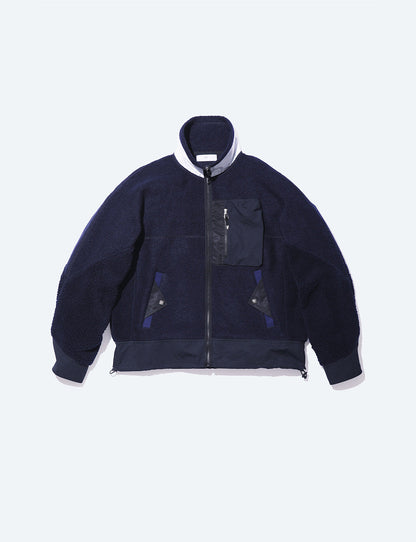 WOOL JERSEY BLOUSON