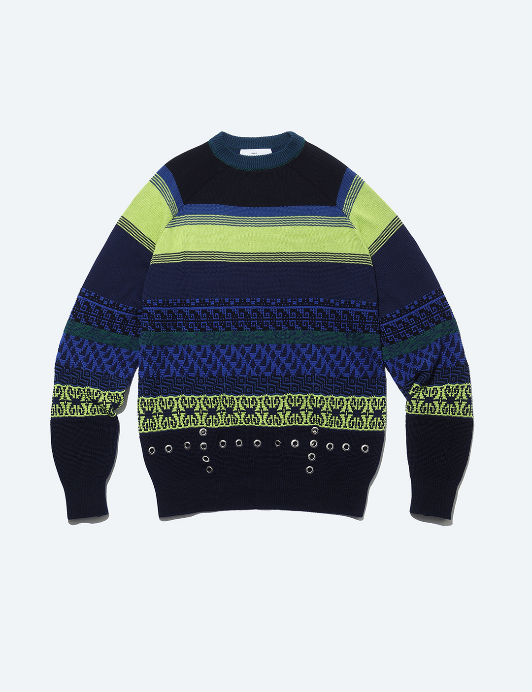 TOGA VIRILIS - JACQUARD KNIT PULLOVER – The Contemporary Fix Kyoto