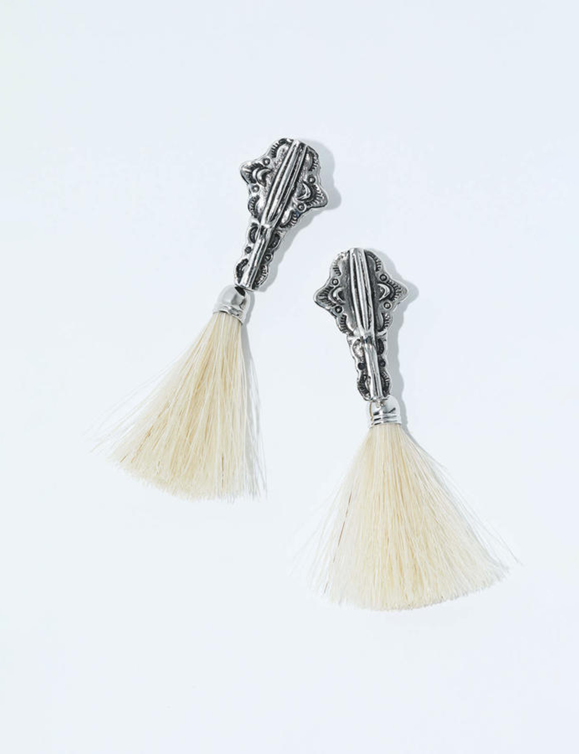 METAL FRINGE EARRINGS