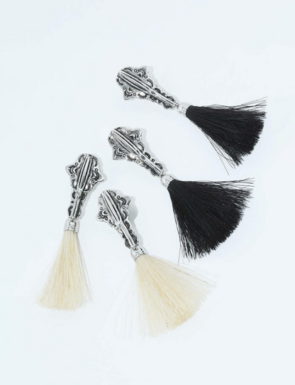 METAL FRINGE EARRINGS