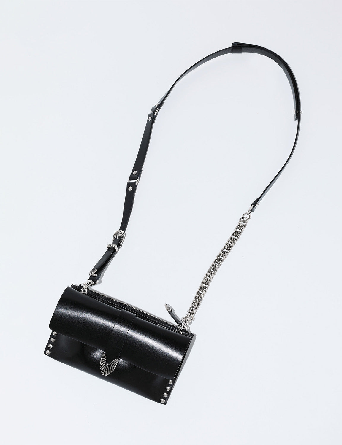 LEATHER CHAIN BAG