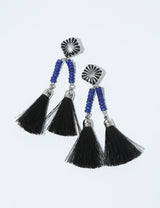 DOUBLE FRINGE EARRINGS