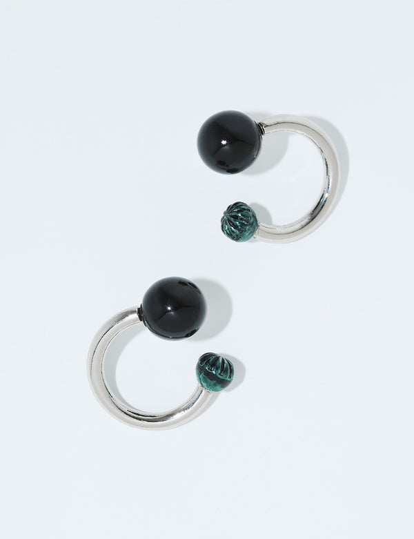 RING PIERCED EARRINGS