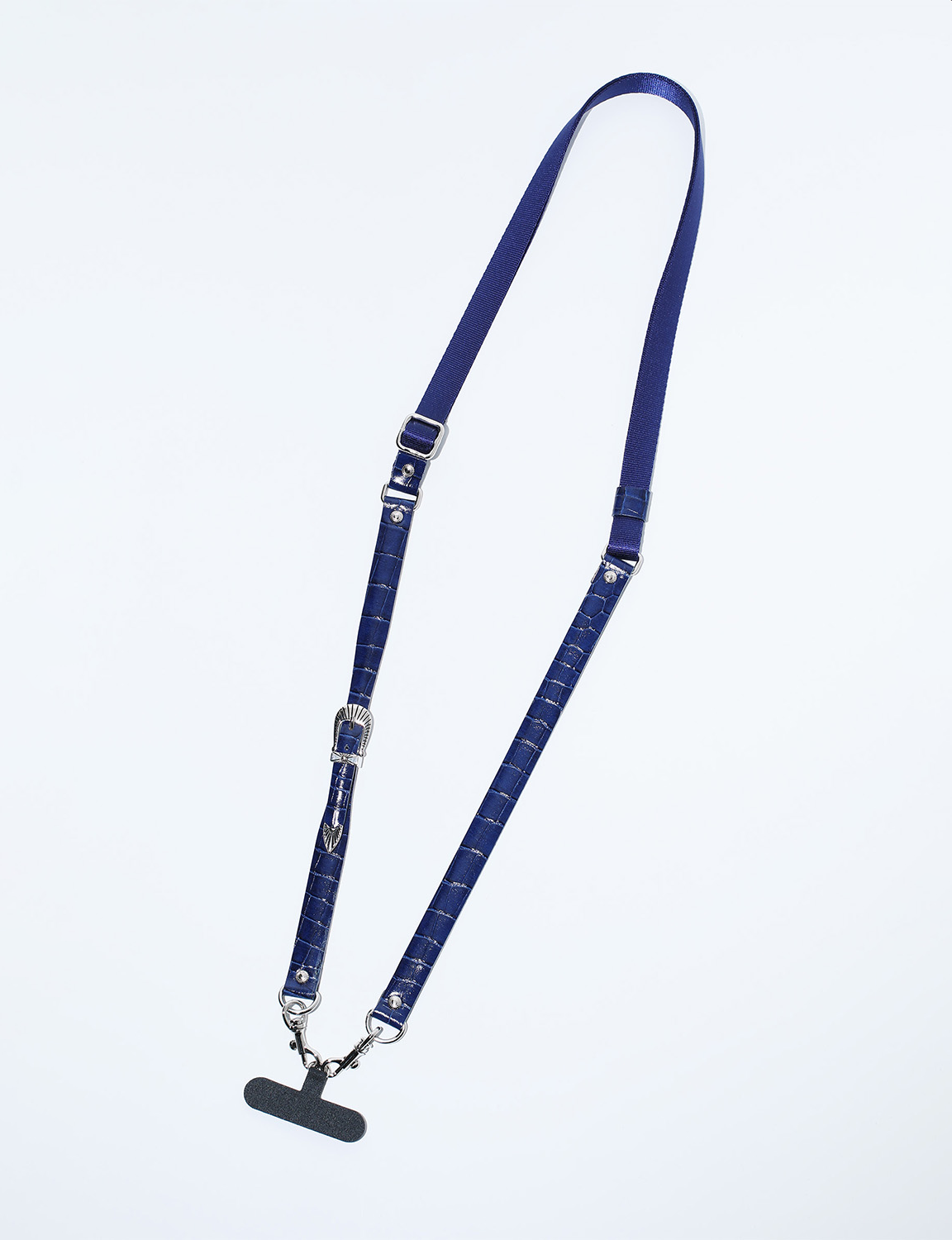 LEATHER NYLON PHONE STRAP