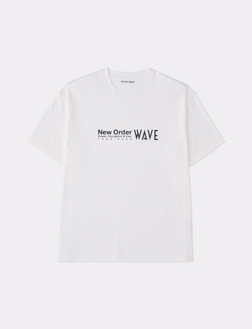 WAVE - 【WAVE × New Order】 Power, Corruption & Lies BIG LOGO TEE 