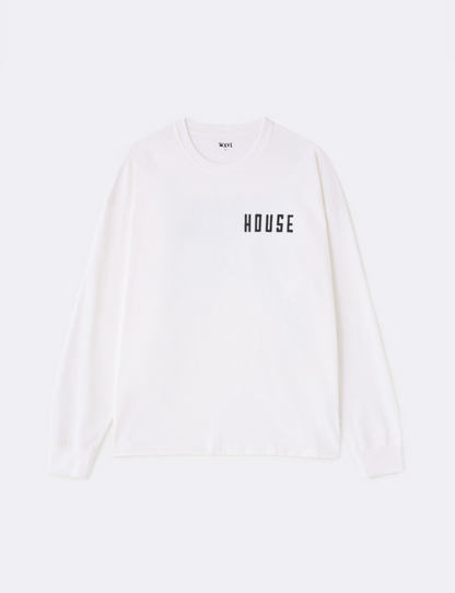 【CRUE-LWAVE】MUSIC L/S TEE "HOUSE"