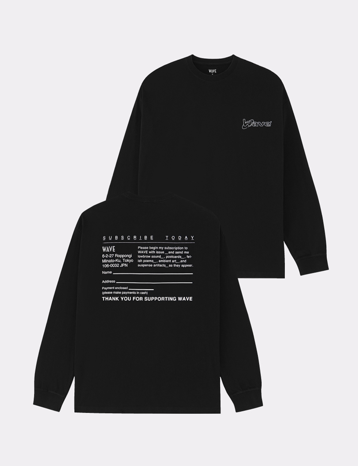 SUBSCRIBE TODAY L/S TEE