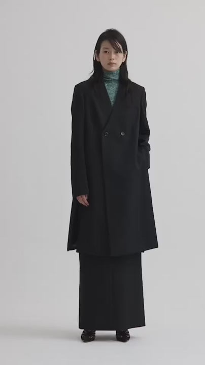 TARO HORIUCHI - Collar Less Hidden Pocket Coat / black – The