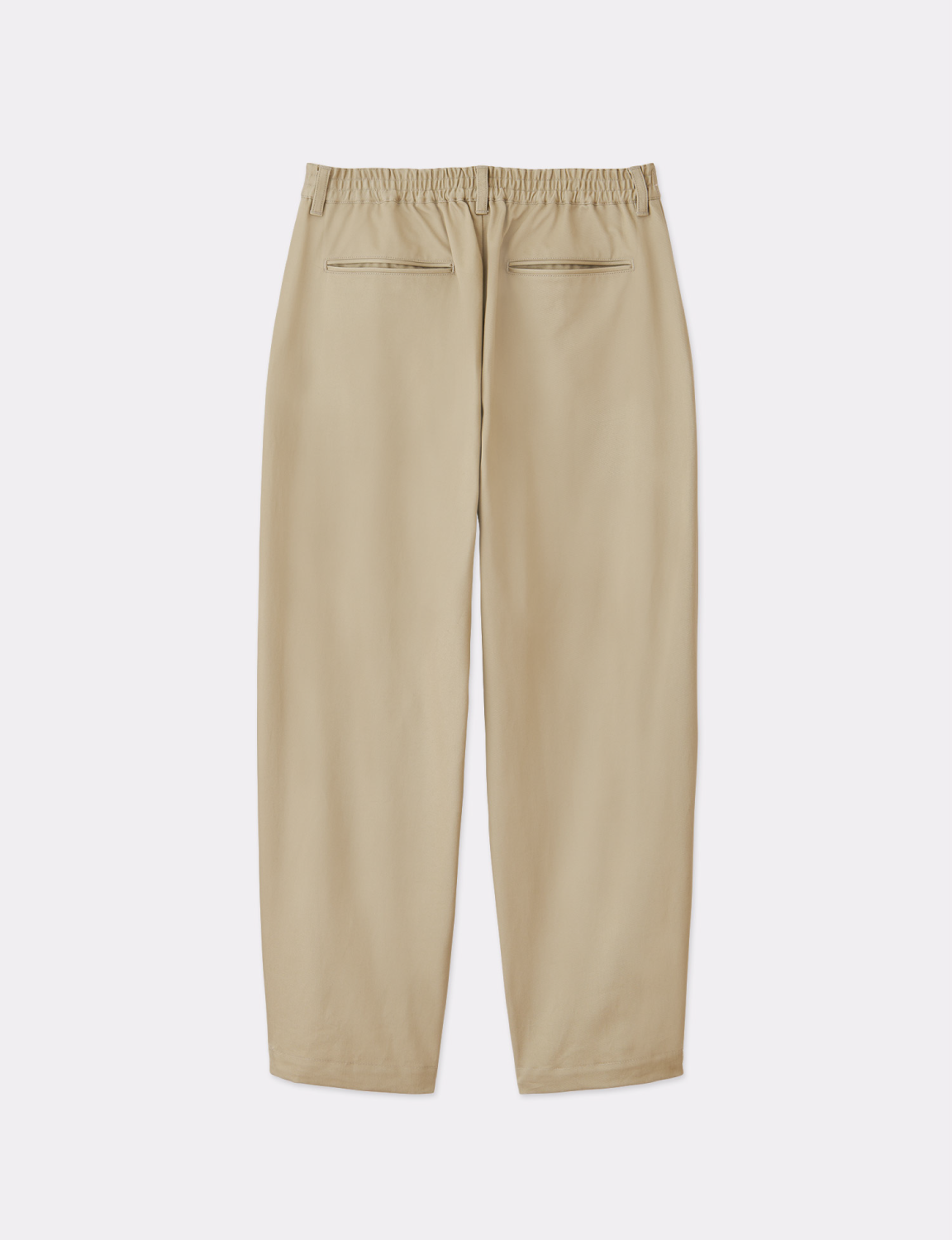 ORGANIC COTTON CHINO WIDE TROUSERS