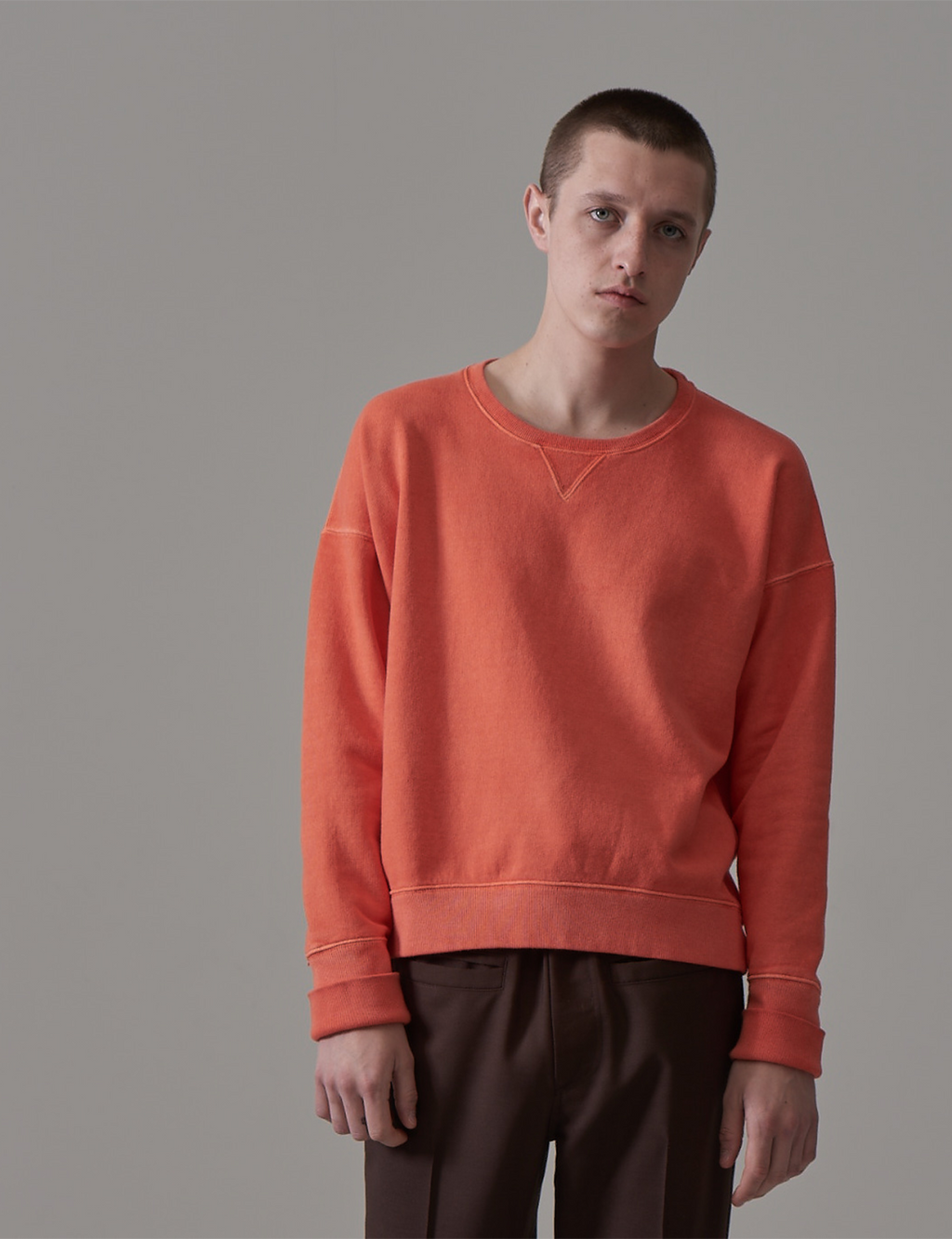 BED j.w. FORD - Over Dye Pullover – Orange – The Contemporary Fix