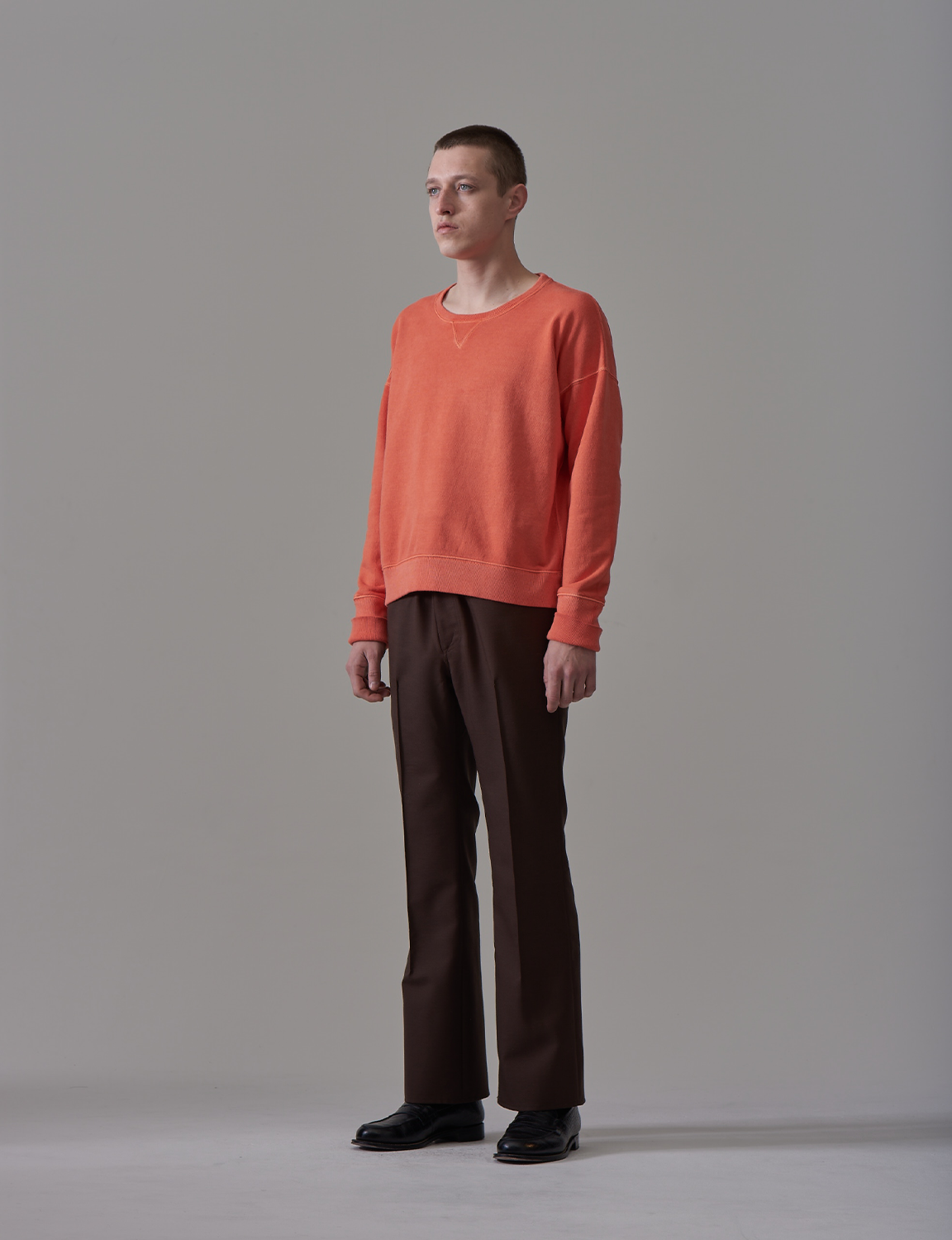 Over Dye Pullover – Orange