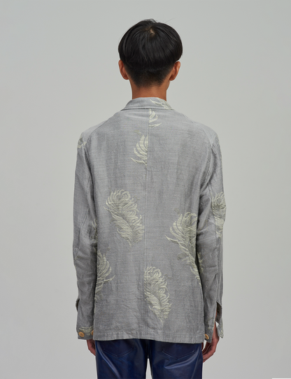 Inner blouson father pattern – Icegray