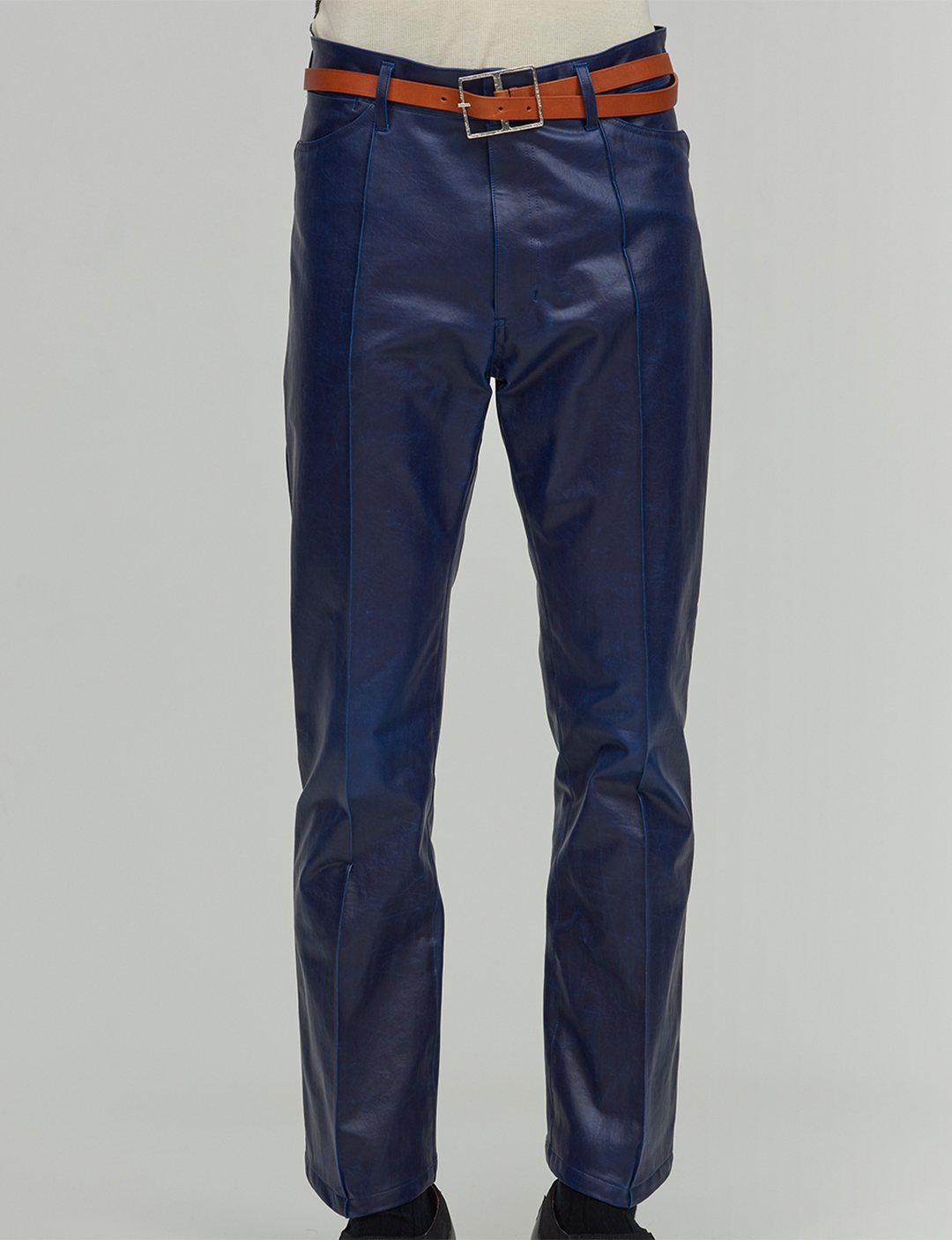 BED jw Ford - Chameleon Coating Trousers – Navy – The Contemporary