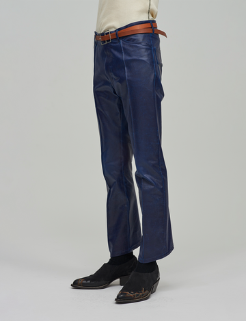 BED jw Ford - Chameleon Coating Trousers – Navy – The Contemporary