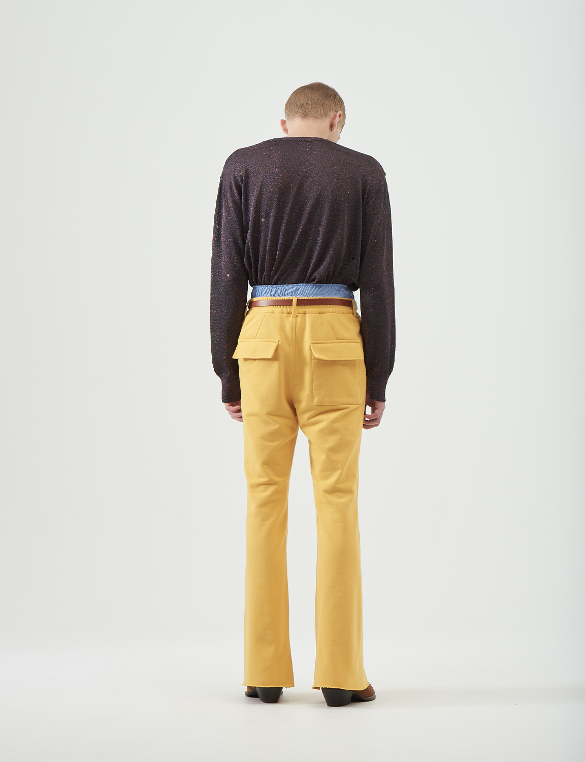 Double-West Flea-Pants – Yellow