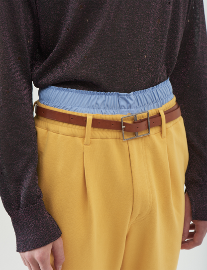 Double-West Flea-Pants – Yellow