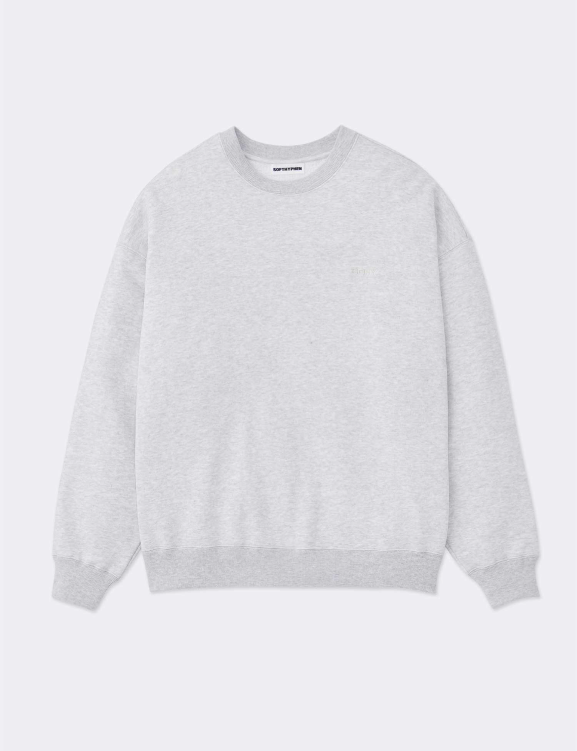 SOHY BASIC CREW NECK SWEAT - LGRY